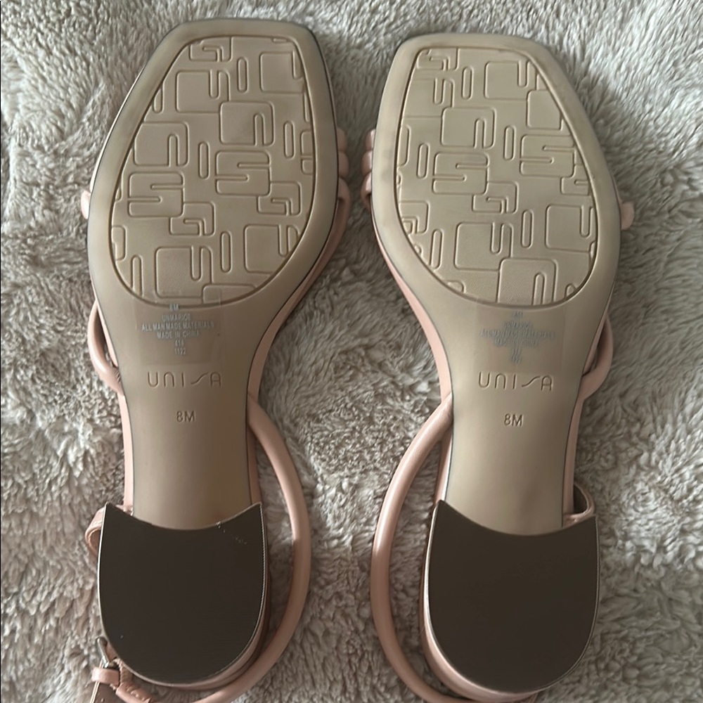 Pale pink Unisa strappy sandal 8 - Picture 3 of 8